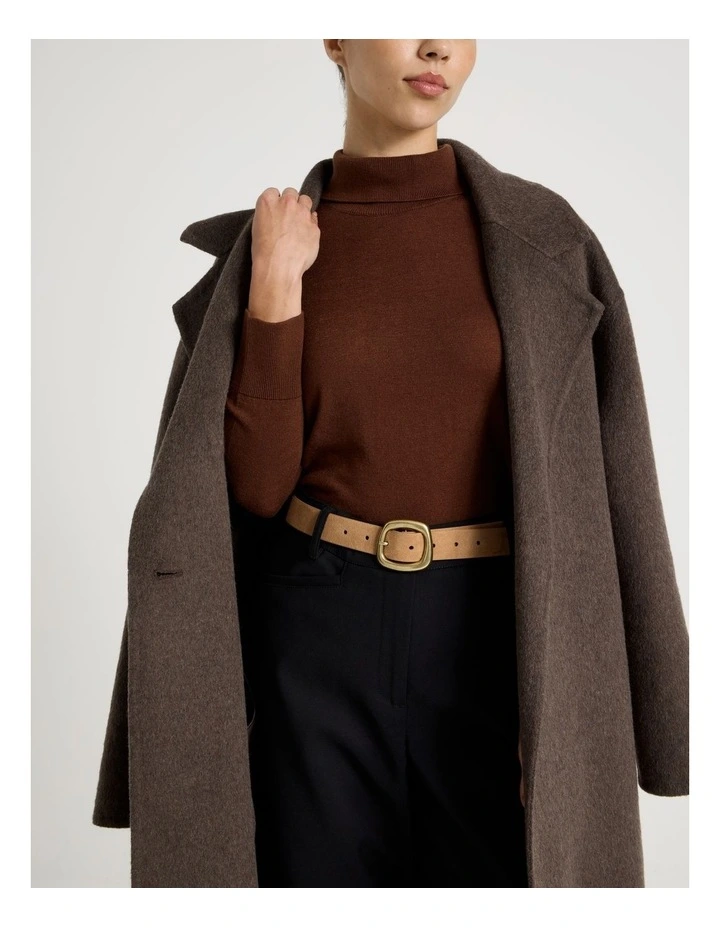 Delta Belt in Tan Suede image 2