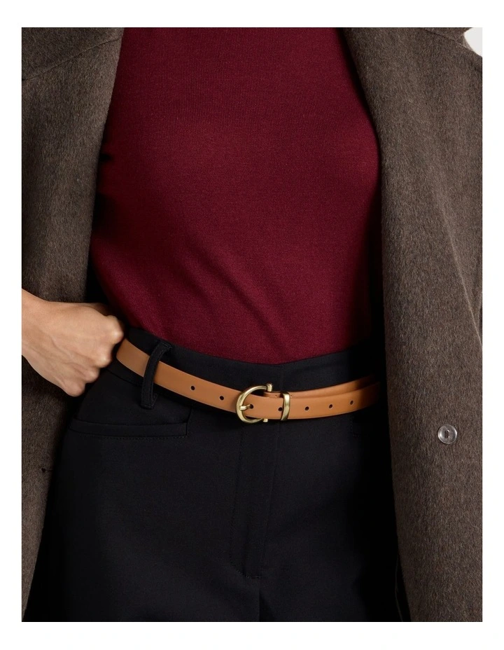 Iris Belt in Tan image 4