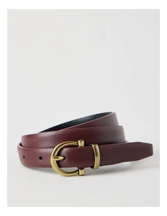 Iris Belt in Plum