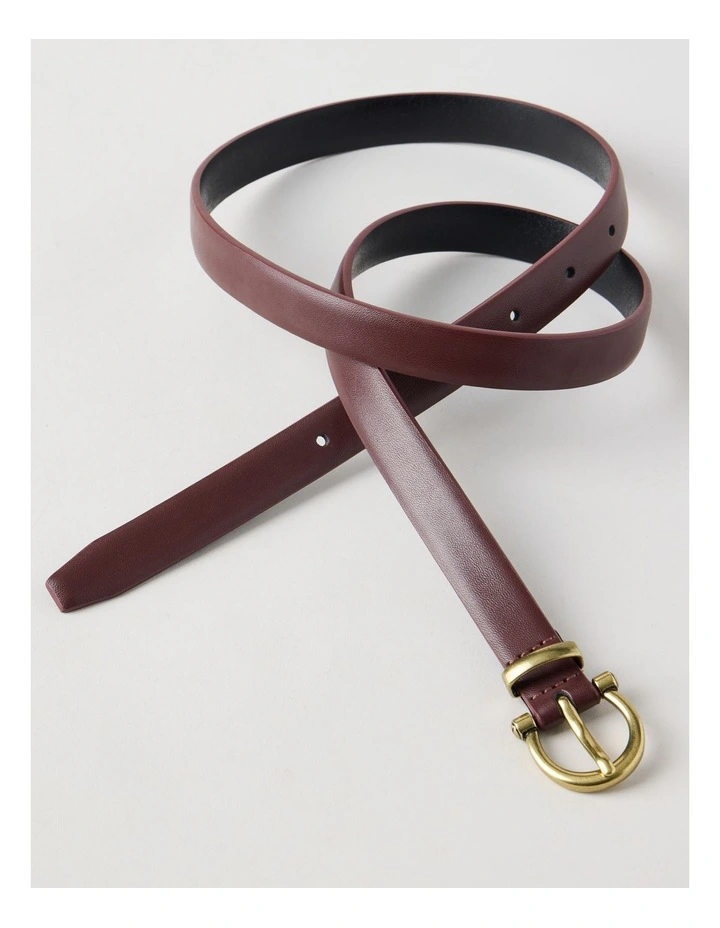 Iris Belt in Plum image 3