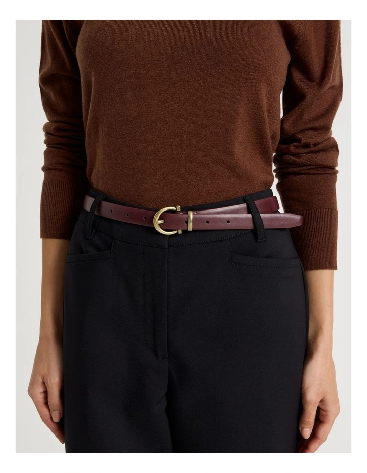 Iris Belt in Plum image 4