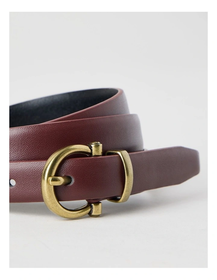 Iris Belt in Plum image 5