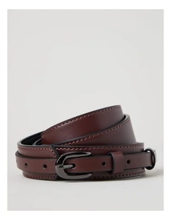 Lydia Belt in Burgundy