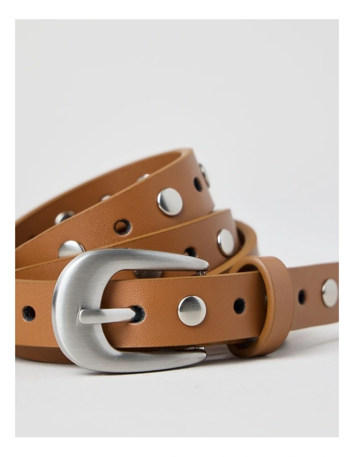 Alana Belt in Tan image 2