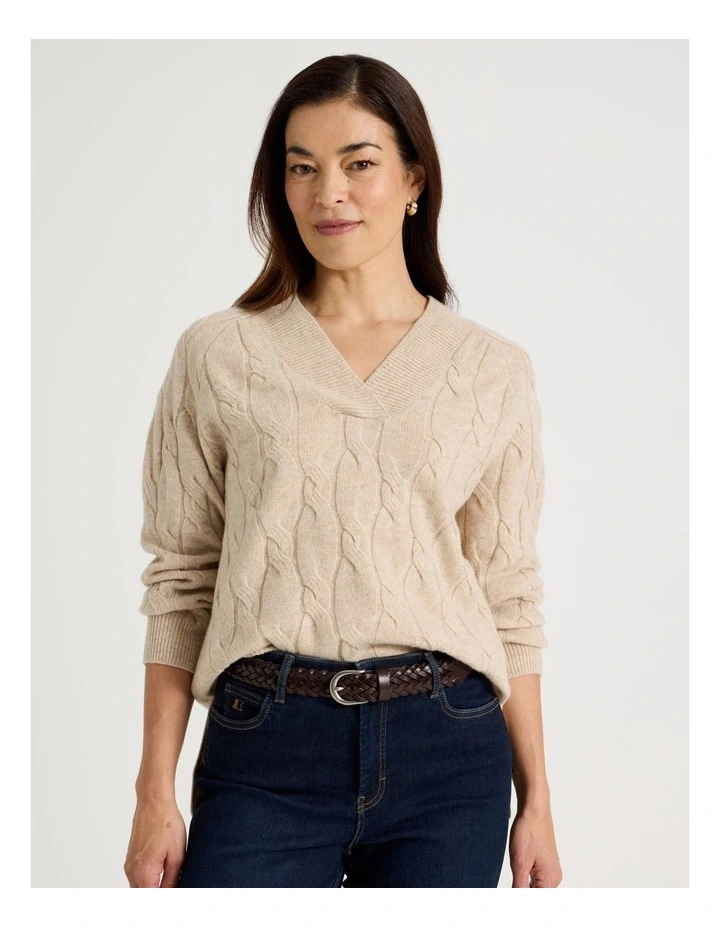 Nadia Braided Belt in Chocolate image 2