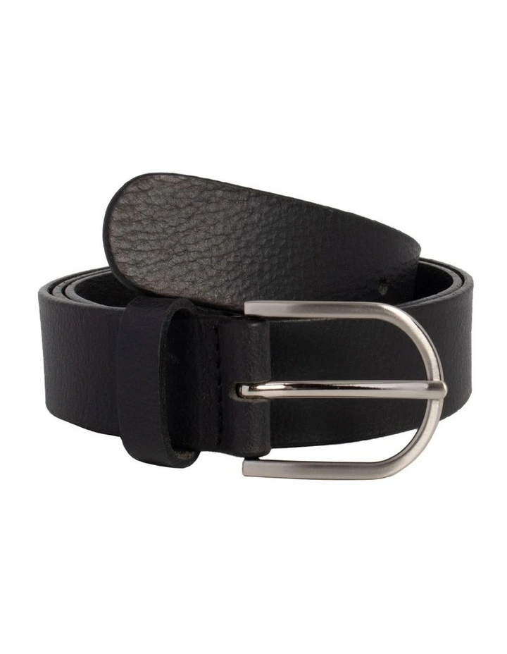 Maddy Leather Belt in Black image 2