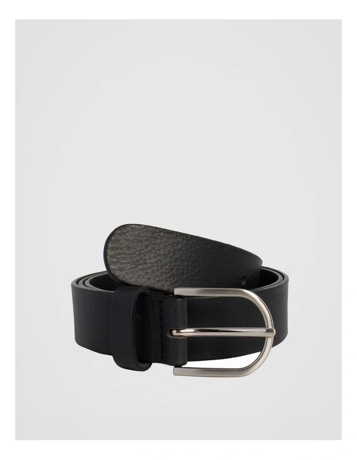 Maddy Leather Belt in Black image 3