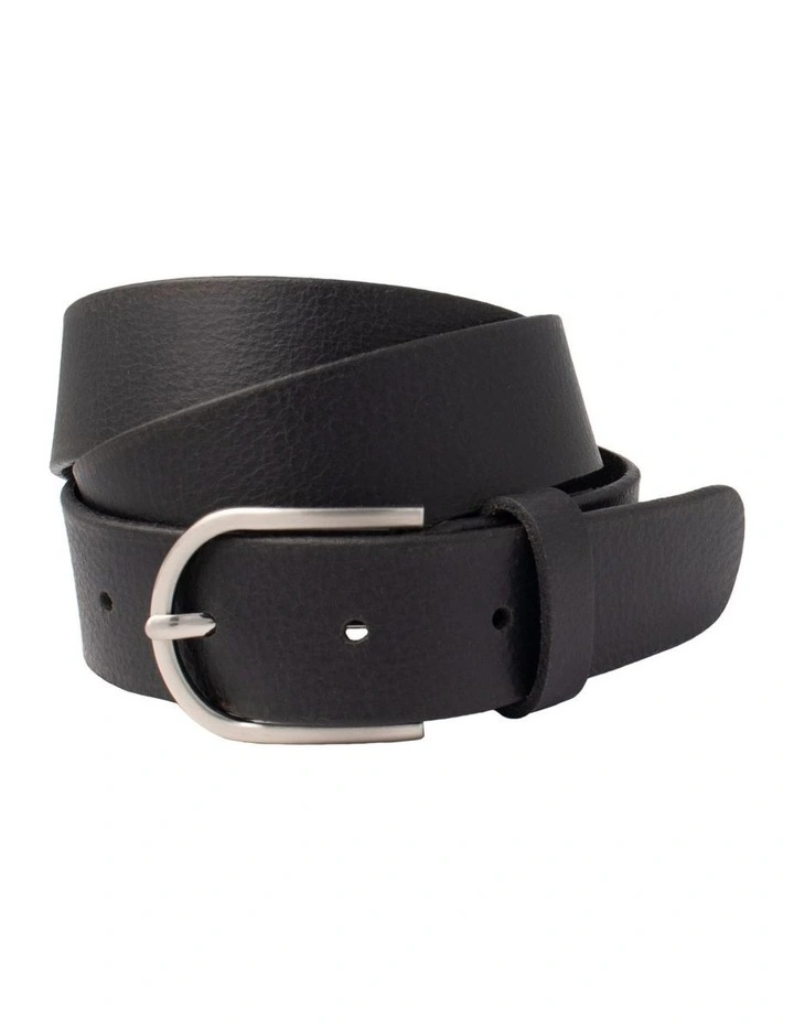 Maddy Leather Belt in Black image 4