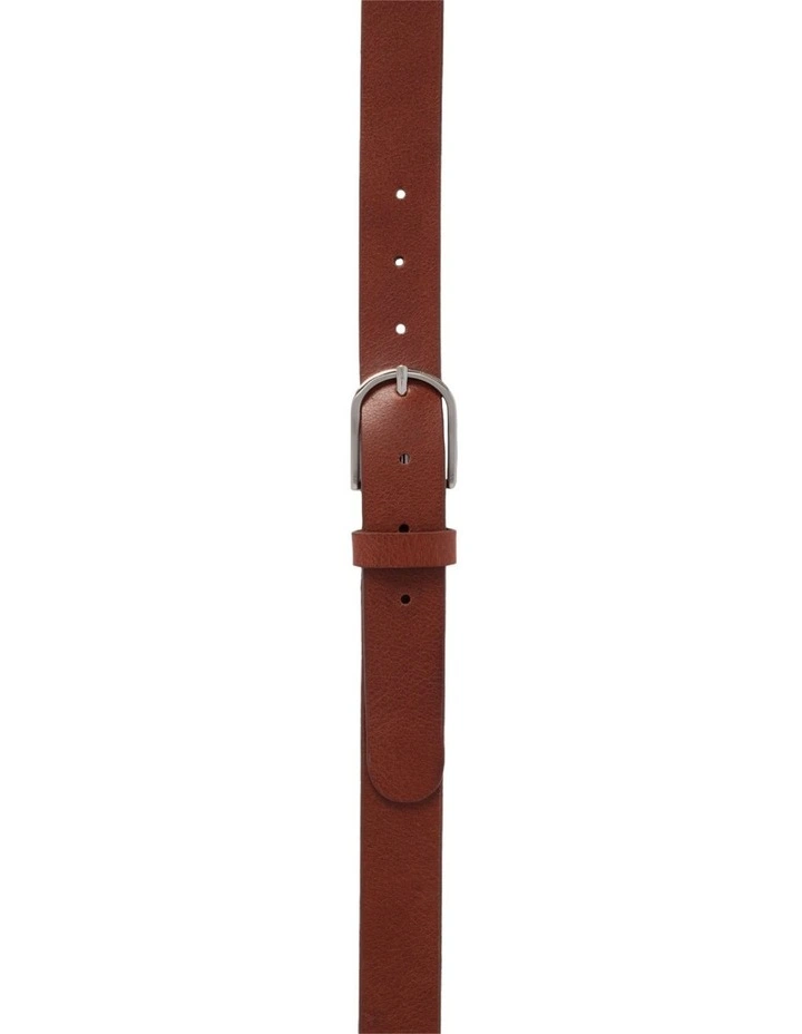 Maddy Leather Belt in Mid Tan image 3