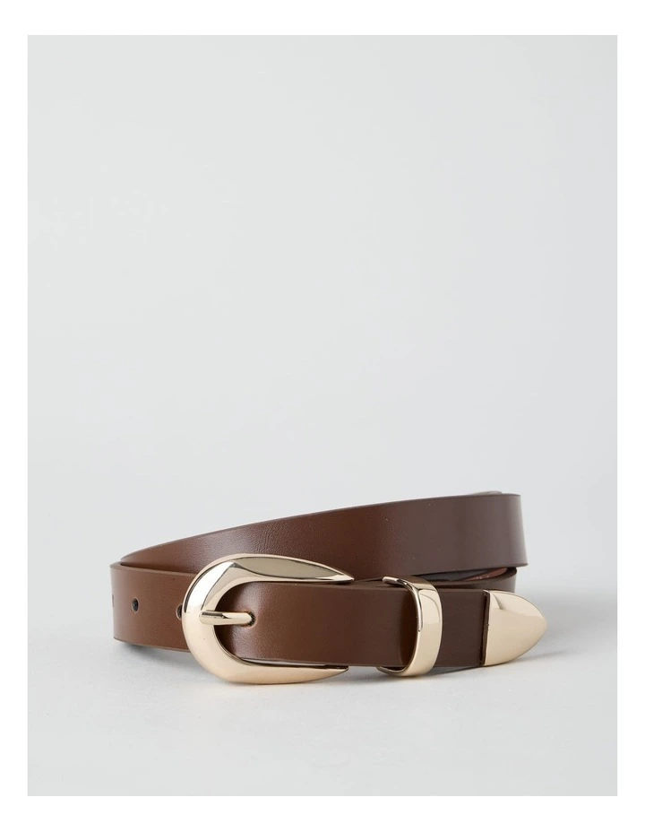 Hendrix Belt in Chocolate image 1