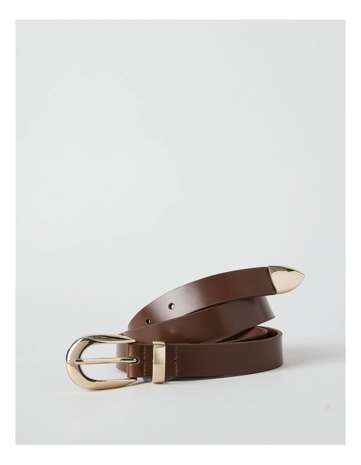 Hendrix Belt in Chocolate image 5