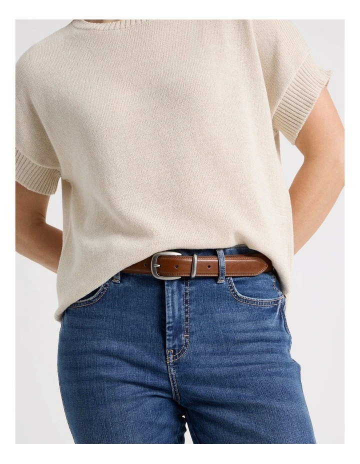 Sicily Belt in Chestnut image 4