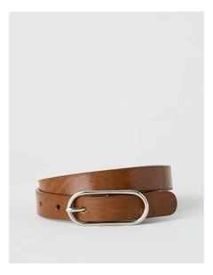 Willow Leather Belt in Tan