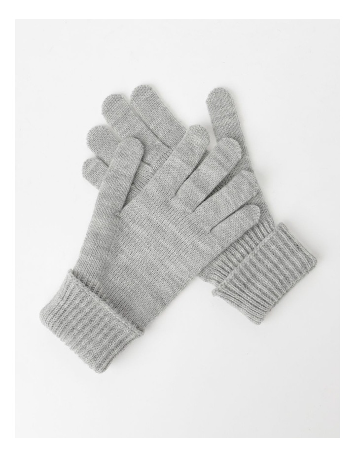 Piper Cozys Rib Knit Gloves In Grey | MYER