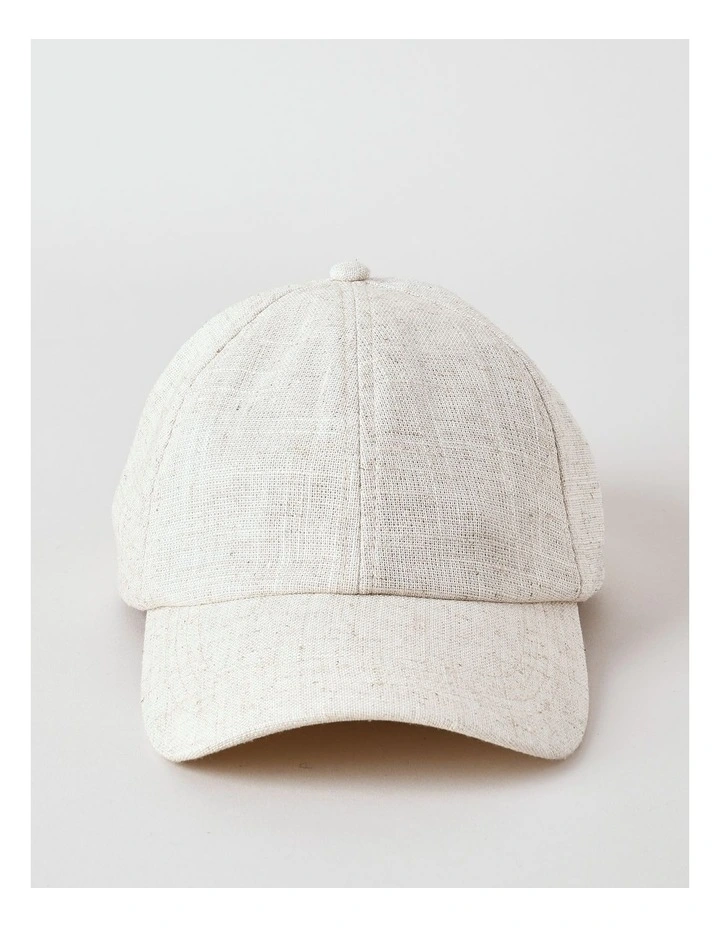 Cotton Cap in White image 1