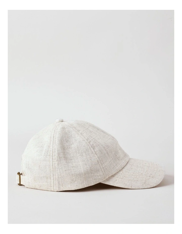 Cotton Cap in White image 3
