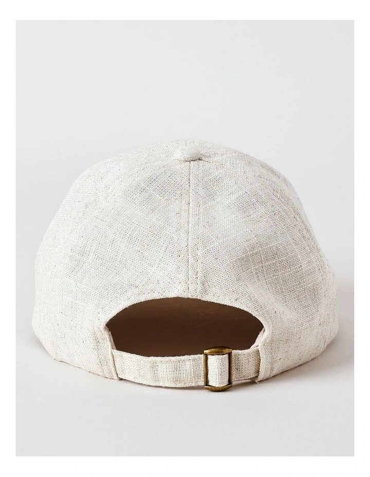 Cotton Cap in White image 5