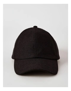 Cotton Cap in Black