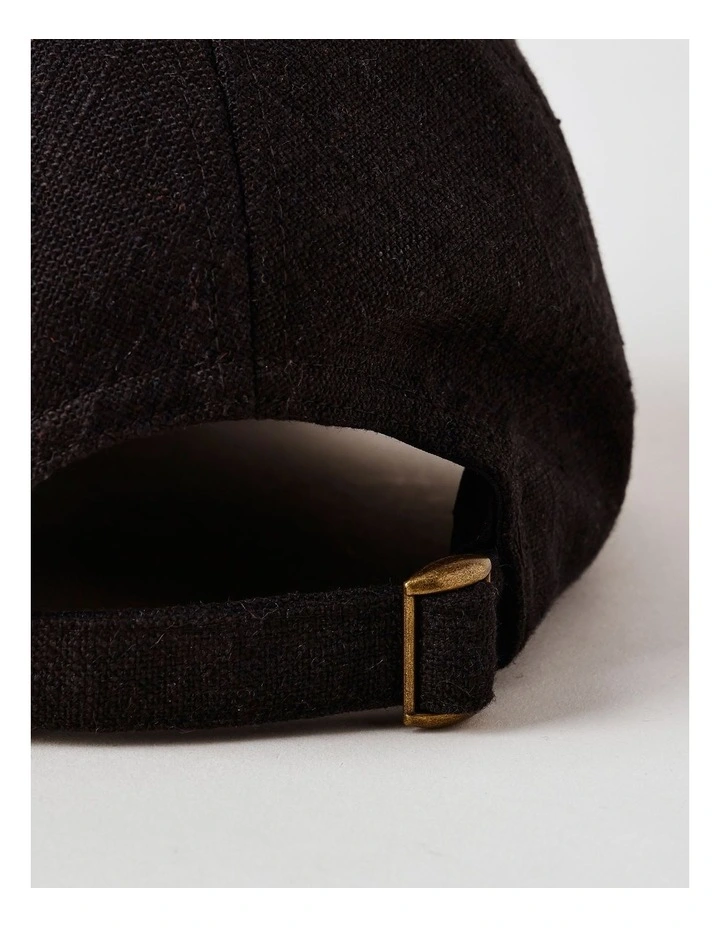 Cotton Cap in Black image 6