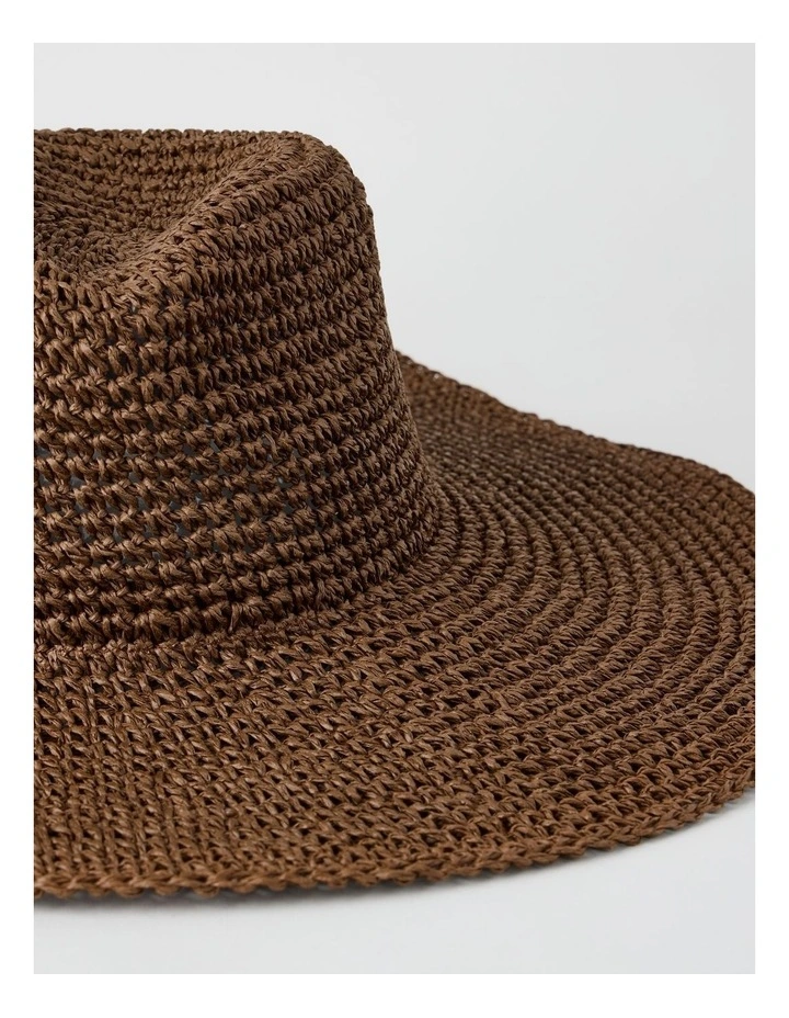 Sonny Summer Hat in Chocolate image 2