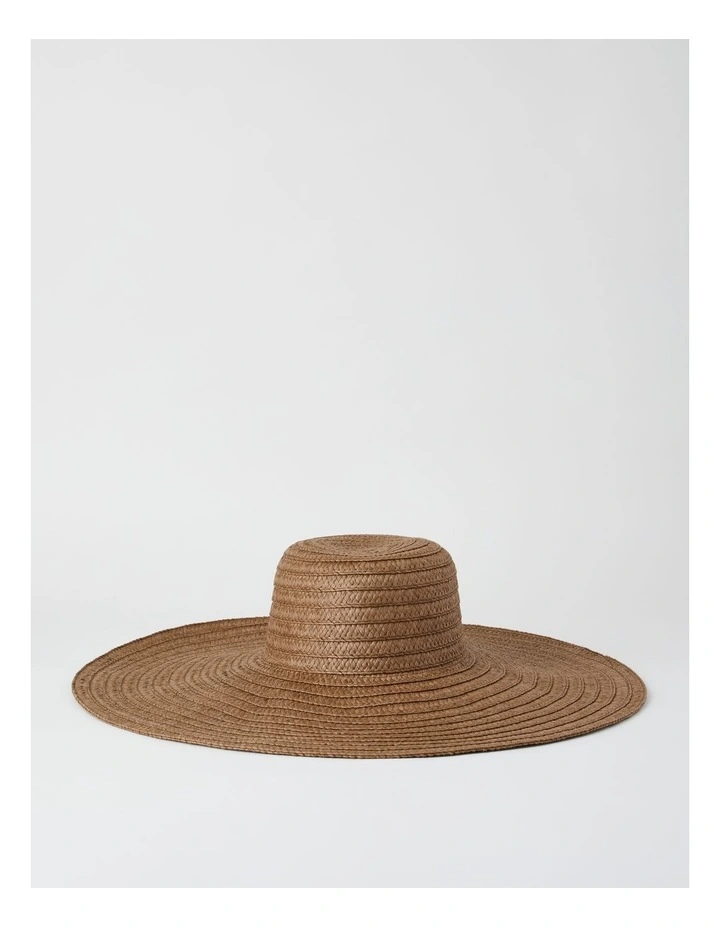 Florance Summer Hat in Chocolate image 1