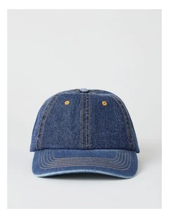 Zoe Summer Hat in Denim
