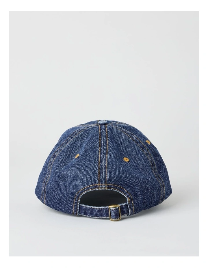 Zoe Summer Hat in Denim image 4