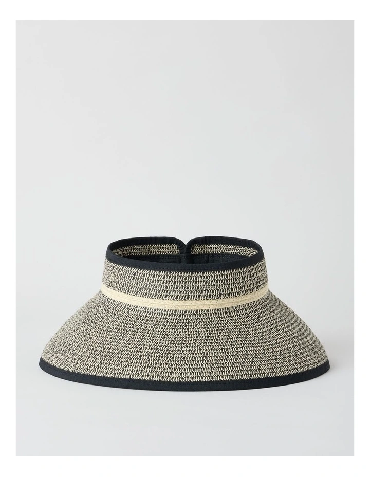 Roll Up Visor in Black and White image 1