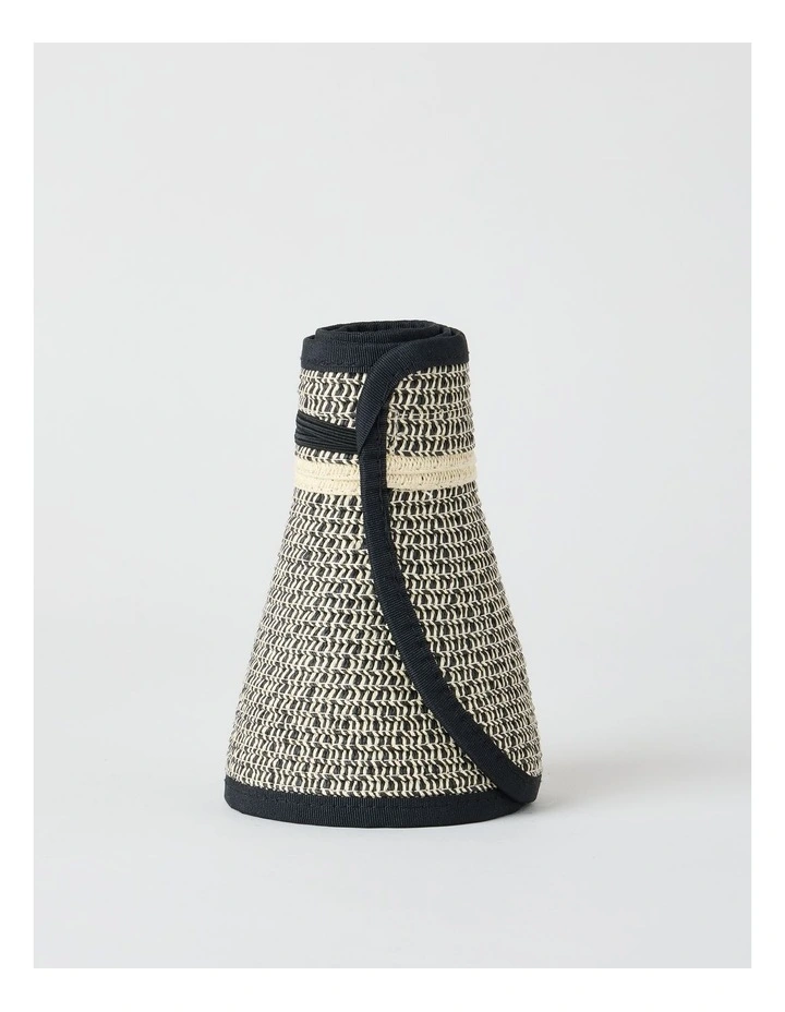 Roll Up Visor in Black and White image 7