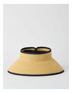 Roll Up Visor in Natural
