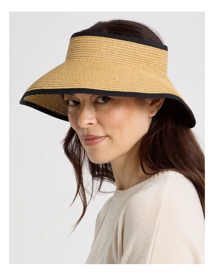 Roll Up Visor in Natural image 2