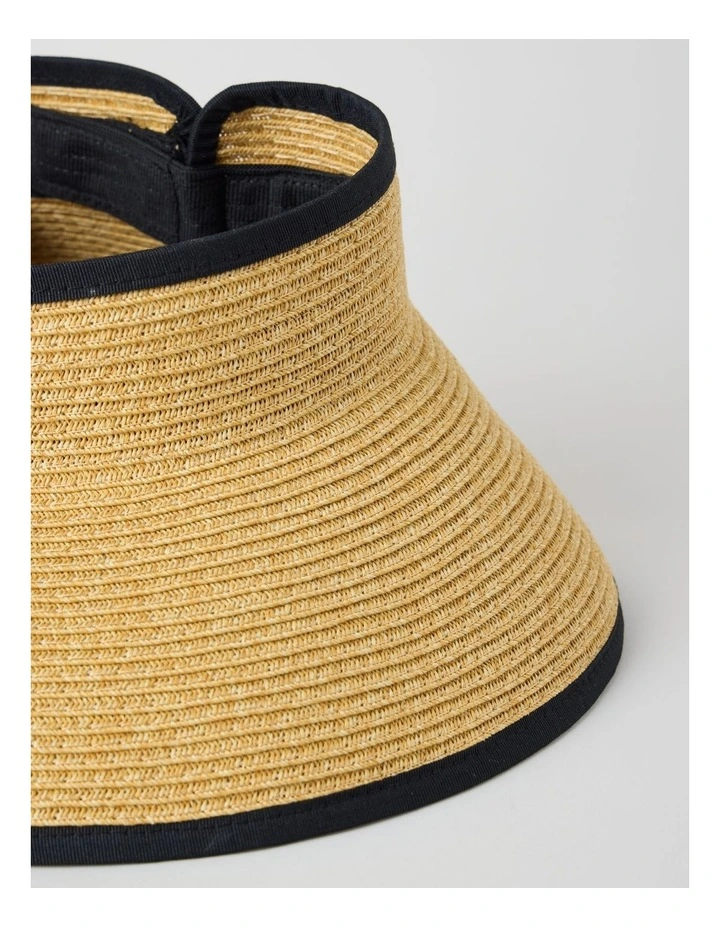 Roll Up Visor in Natural image 3