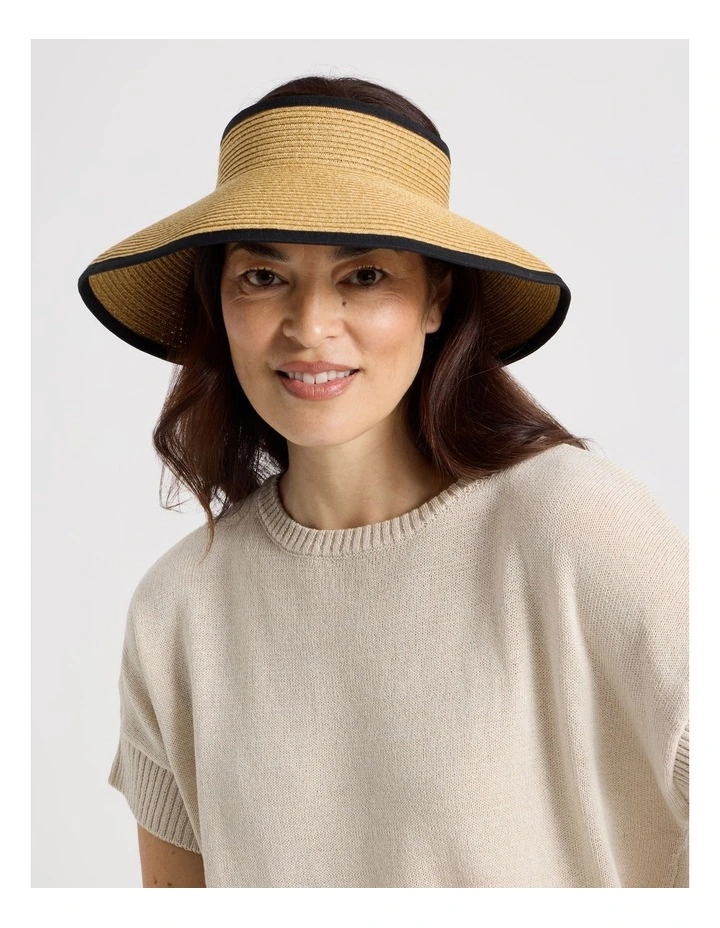 Roll Up Visor in Natural image 4
