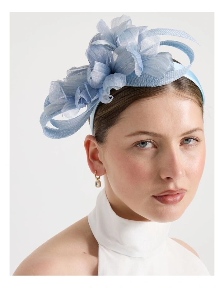 Fascinator in Dazzling Blue image 4
