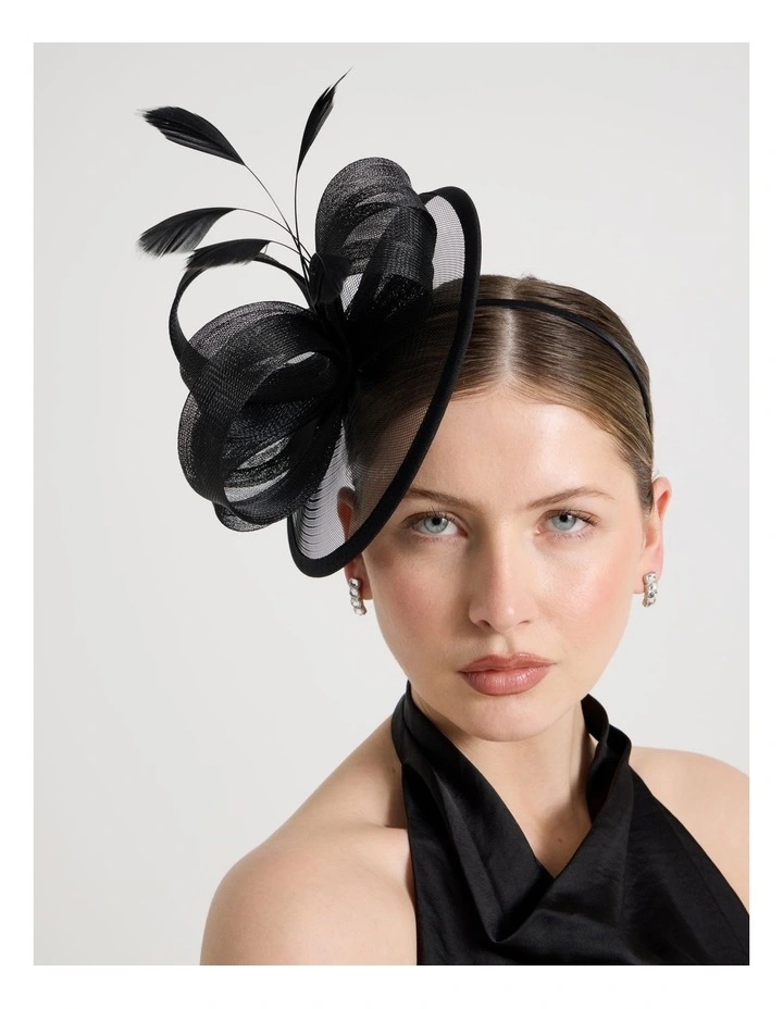 Fascinator in Black image 4