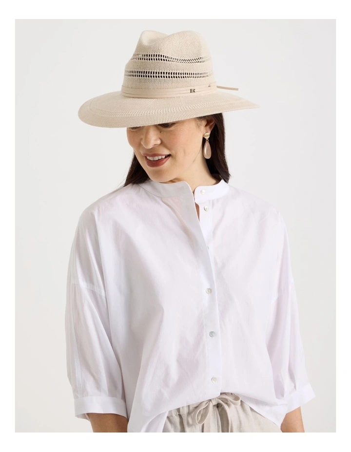 Gabrielle Summer Hat in Cream image 2
