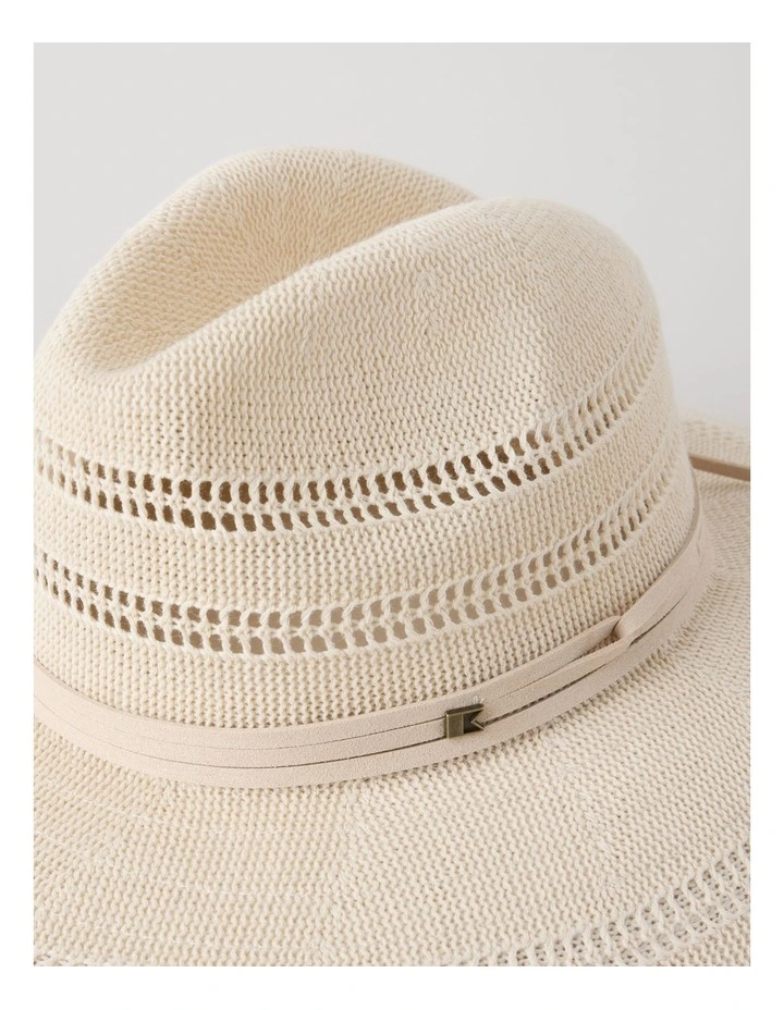 Gabrielle Summer Hat in Cream image 4