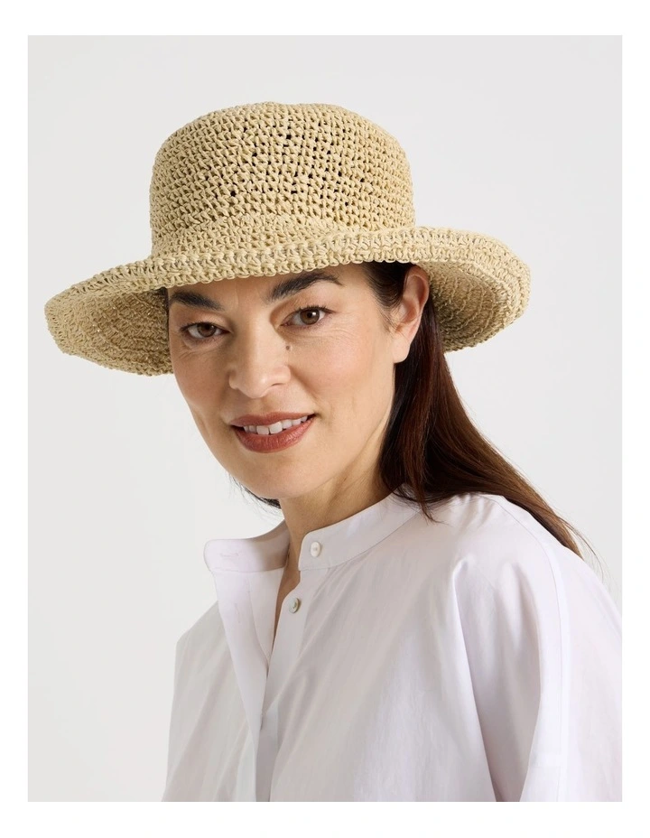 Natalie Summer Hat in Sand image 2