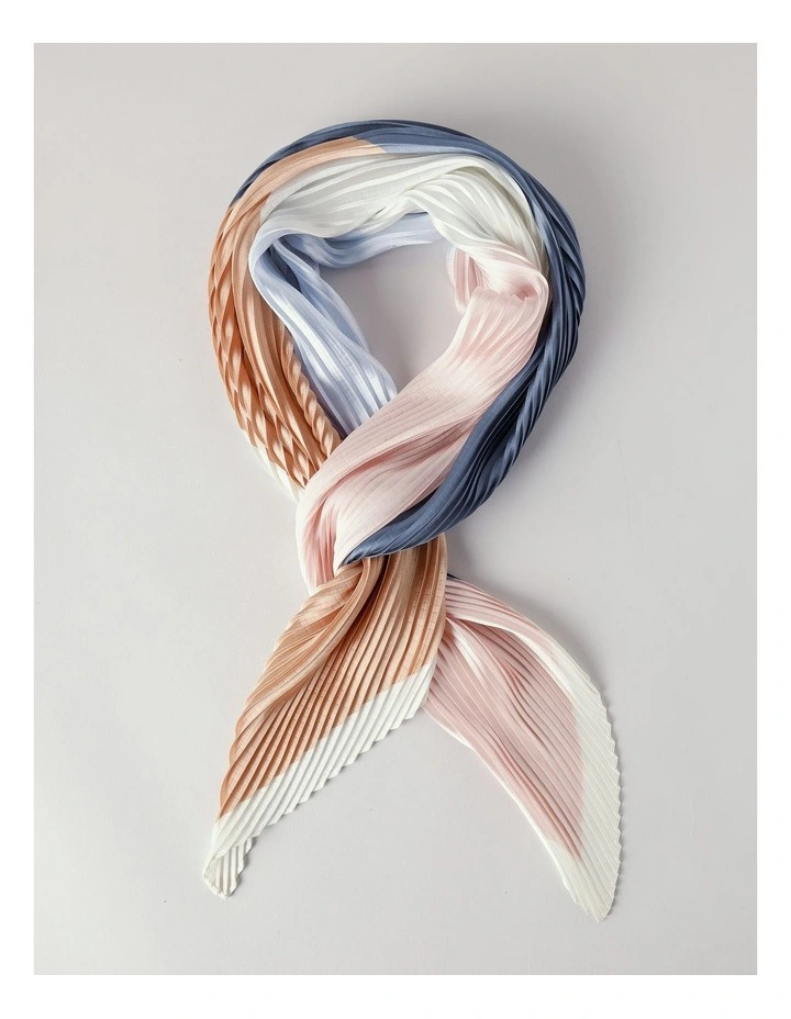 Pleated Neckerchief in Pink image 1