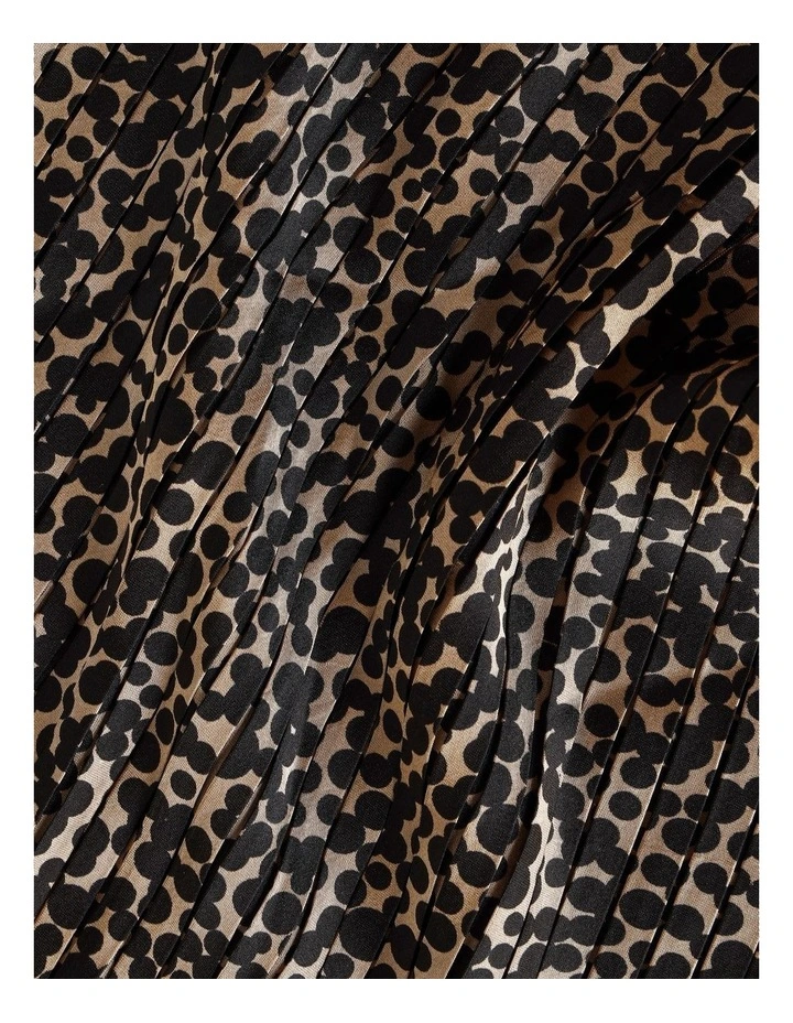 Syston Crinkle Print Scarf in Assorted image 3