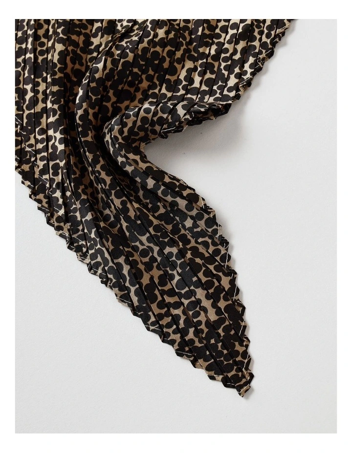 Syston Crinkle Print Scarf in Assorted image 5