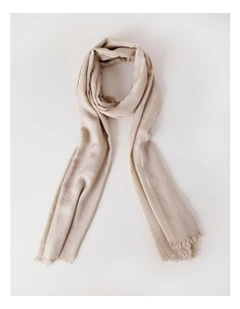 Solid Scarf in Natural