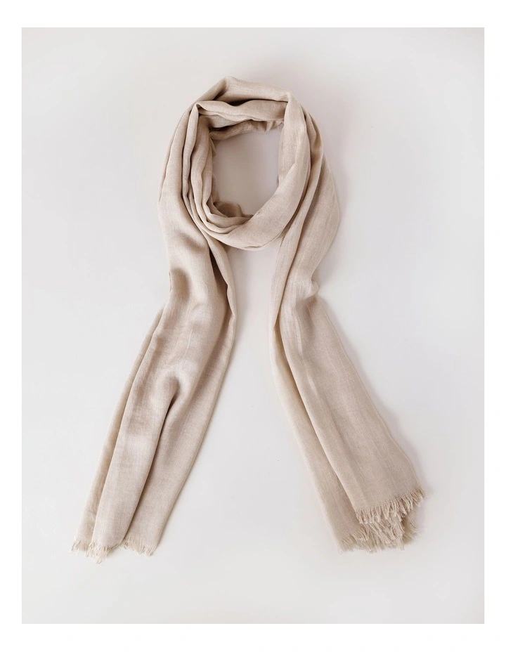 Solid Scarf in Natural image 1