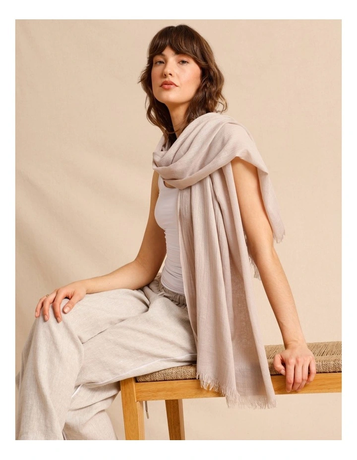 Solid Scarf in Natural image 2