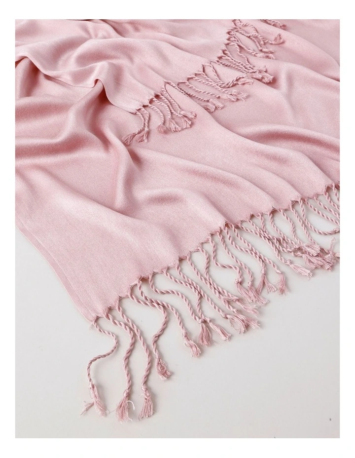 Pashminetta Scarf in Dusty Pink image 3