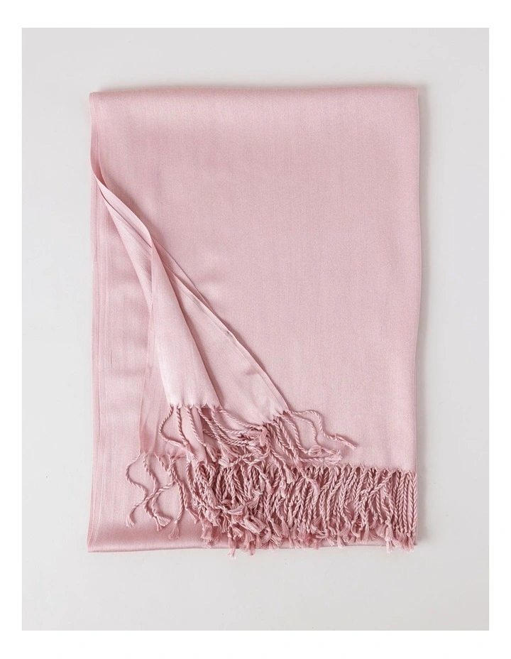 Pashminetta Scarf in Dusty Pink image 4