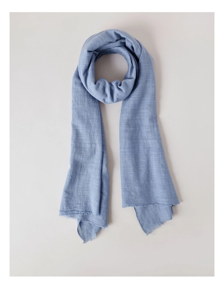 Solid Scarf in Blue image 1