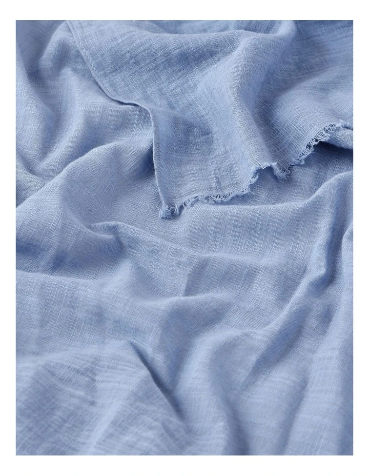 Solid Scarf in Blue image 2