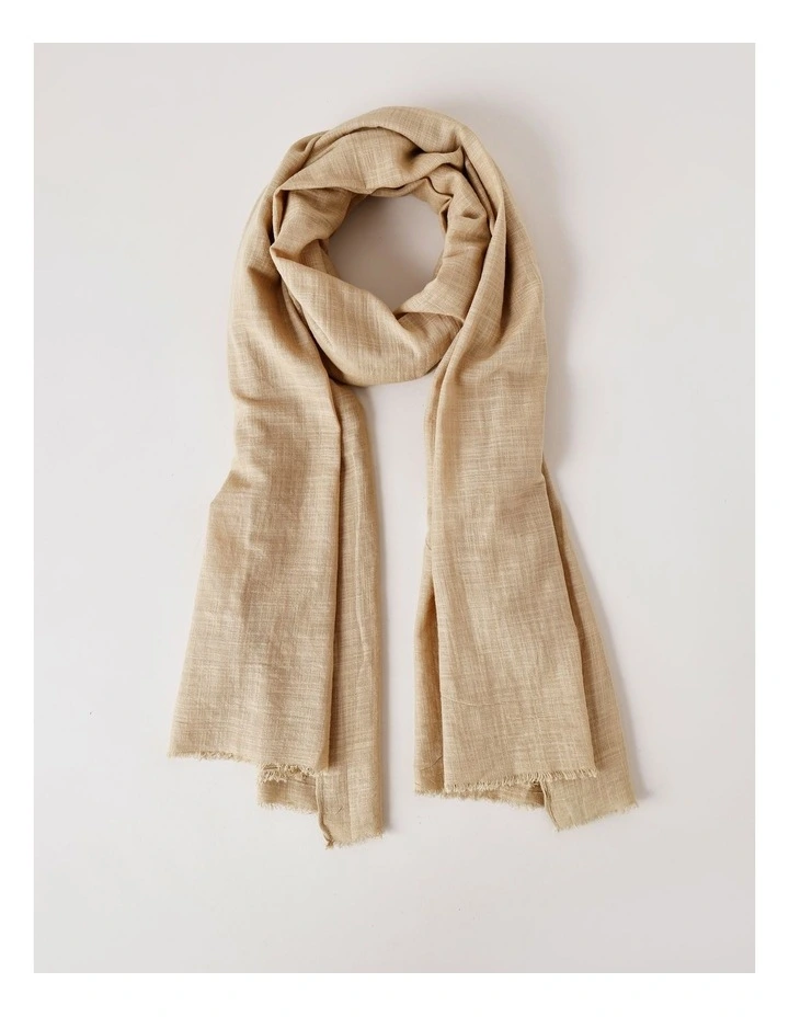 Solid Scarf in Mocha image 1