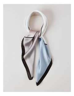 Spliced Neckerchief Scarf in Pink